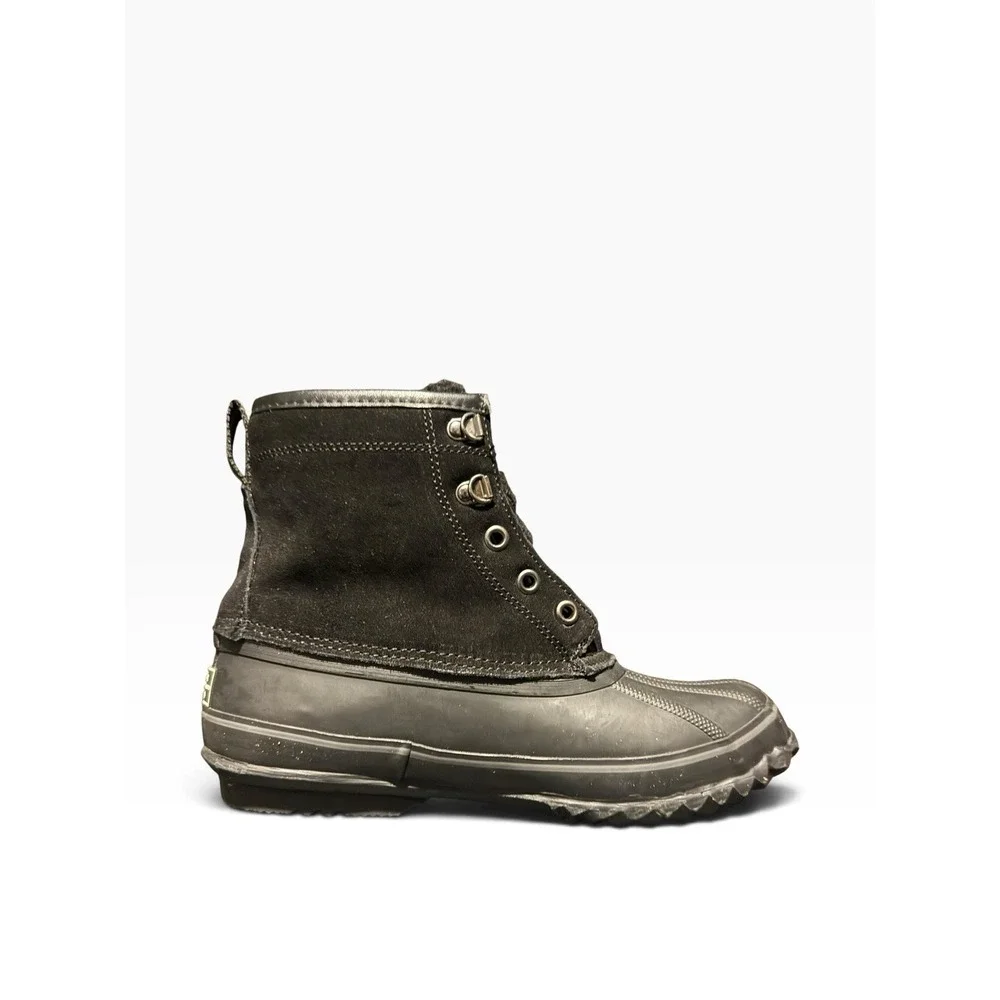 Bass Sherpa Duck Boot Black Women's Size 8
